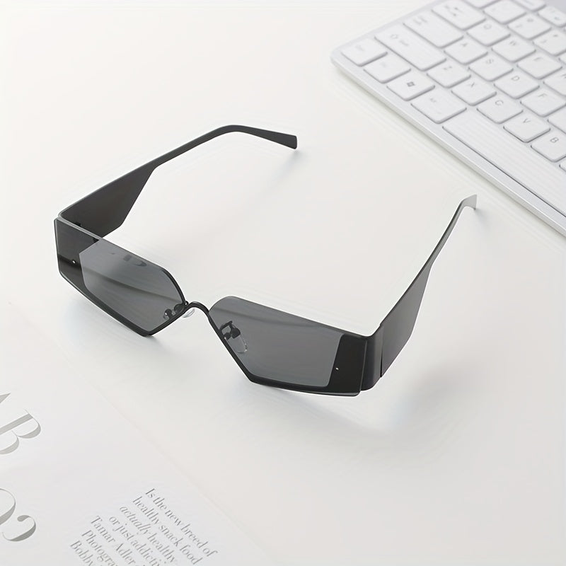 Men's Rimless UV Protection Sports Sunglasses for Cycling Travel Fishing