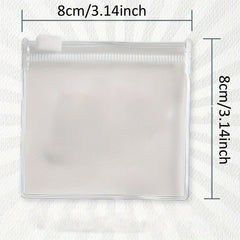 20pcs Reusable Medicine Storage Bags Zipper Set Self Sealing Bait Jewelry Bags