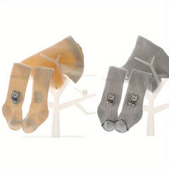 Kids Knitted Pantyhose Cartoon Bear Children's Leggings