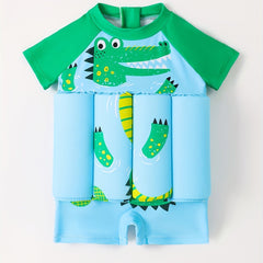 Kids Buoyancy Swimsuit - Cartoon Pattern