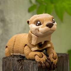 3D Printed Otter Ornament - Ideal Birthday Gift - Festive Indoor Decor