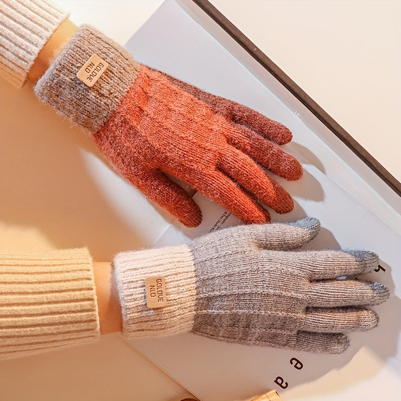 Winter Touch Screen Knitted Gloves for Women and Men