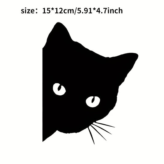 2pcs Cat Stealing Car Stickers Funny Vinyl Car Stickers