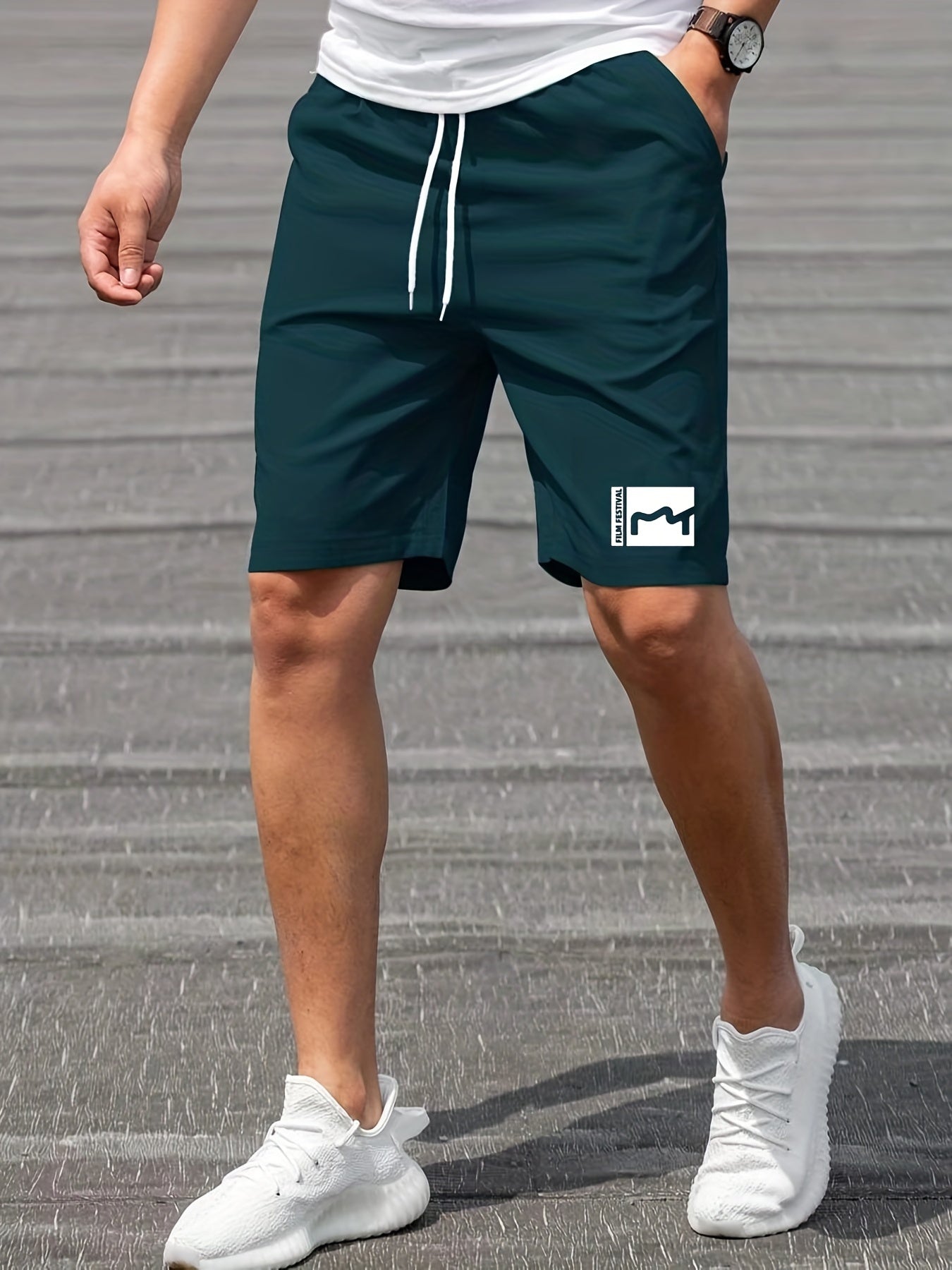 Men's Slim Fit Shorts With Pockets For Summer Outdoor