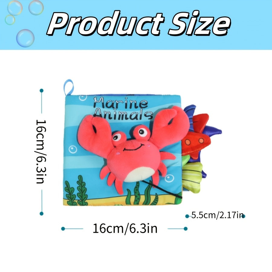 Soft Crinkle Busy Books Interactive Cloth Toy for Early Development