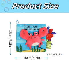 Soft Crinkle Busy Books Interactive Cloth Toy for Early Development