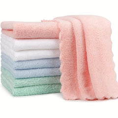 Soft & Absorbent Coral Fleece Baby Burp Cloths