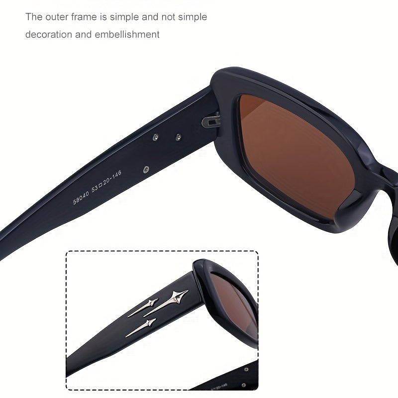 Men's Small Frame UV Protection Sunglasses with Paper Box
