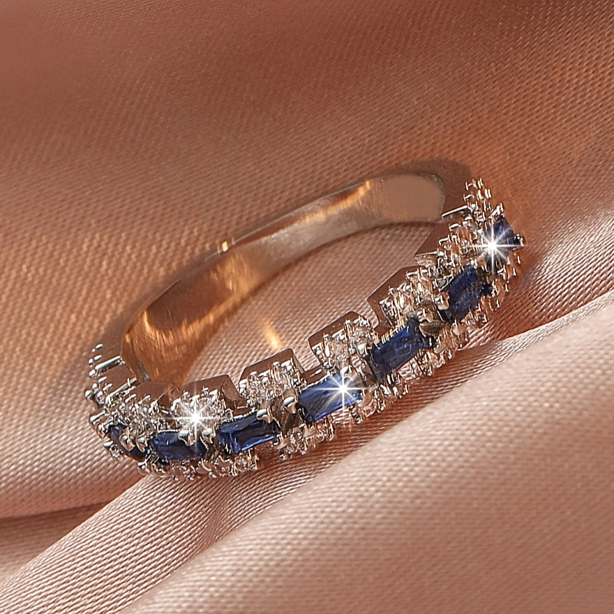 CZ Finger Ring For Women Bride Wedding Party Gift