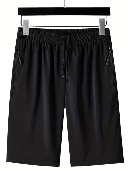 Men's Comfy Breathable Shorts Elastic Waist Drawstring Shorts
