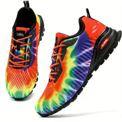 Men's Knit Trail Running Shoes for Traveling Hiking