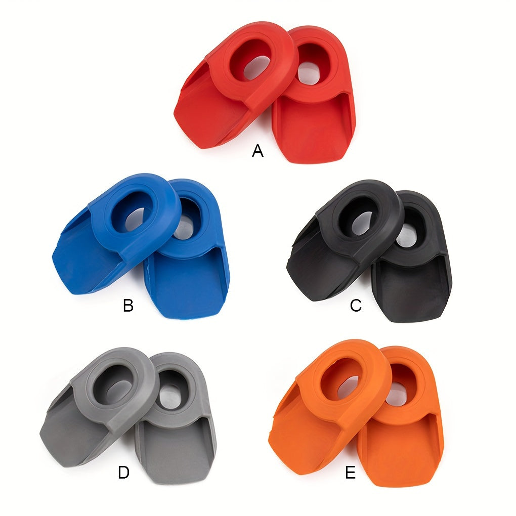 2 Pack Bike Crank Arm Protector - Silicone Cover