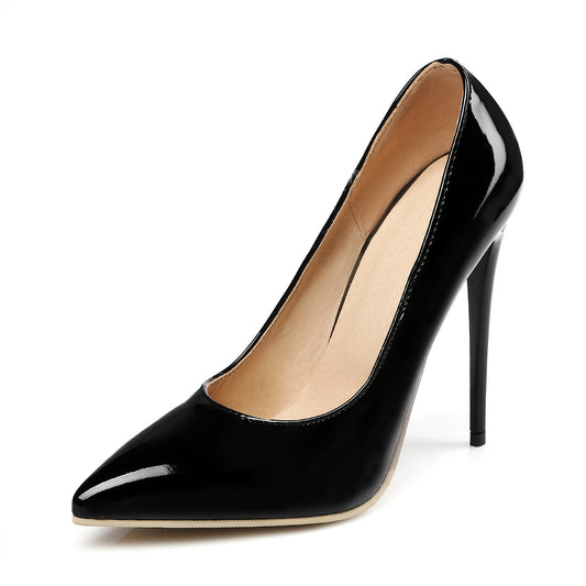 Women's Pointed Toe High Heels Slip On Stiletto Heels Court Pumps