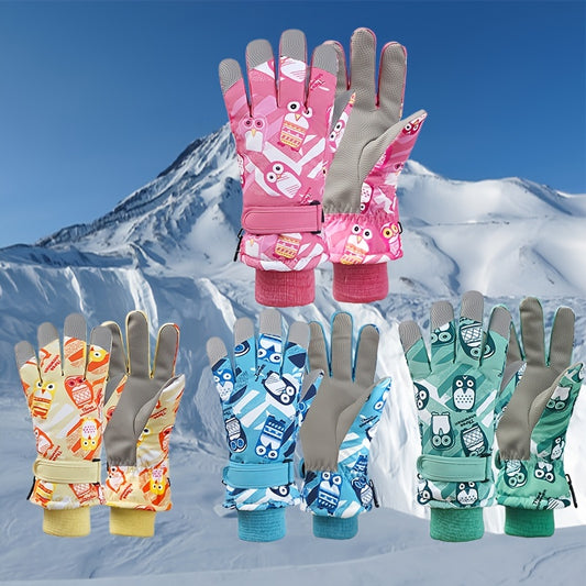 Winter Windproof Waterproof Wear-resistant Gloves - Keeps Hands Warm at 30&deg;C