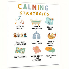 Calming Strategies Student Poster Feelings Print Growth Mindset