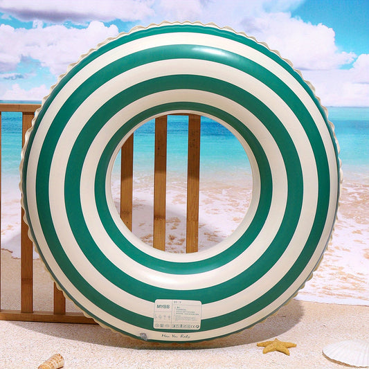 Vintage Striped Inflatable Baby Swimming Ring for Kids
