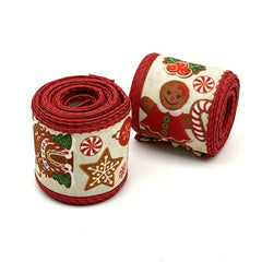 Christmas Ribbon Gingerbread Holiday Decor DIY