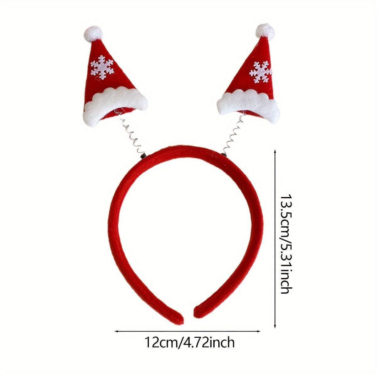 10pcs Christmas Headbands Set for Women with Bows & Cartoon Decor