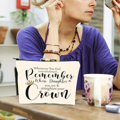 Daughter Gift From Mom Makeup Bag Daughter Daughter Birthday Ideas