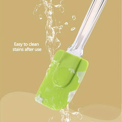 2pcs Silicone Baking Spatula Cream Scraper Heat Resistant Butter Spreader
