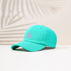 Y2K Embroidery Baseball Cap Couple Dad Hats Cotton Sunscreen Sports Hat Women's
