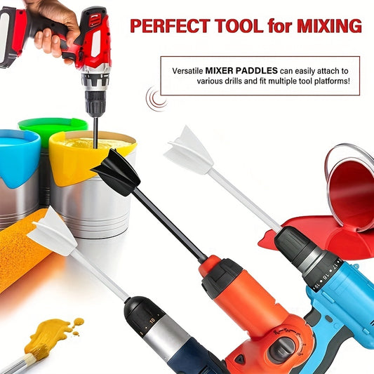 1pc Epoxy Resin Mixing Paddle Liquid Mixer Silicone Drill Paint Mixer
