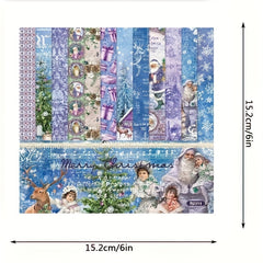 Christmas DIY Photo Album & Scrapbook Paper Festive Backgrounds