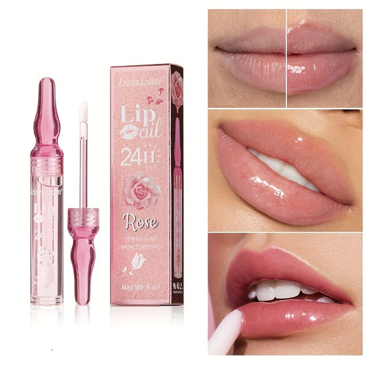 Rose Petal Essence Lip Gloss Moisturizer
