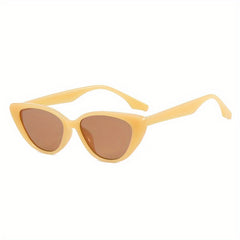 Y2K Cat Eye Sunglasses Retro Vintage UV400 Sun Shades Glasses