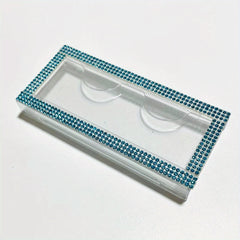 Stylish Rhinestone Eyelash Box for Organizing & Displaying Lashes