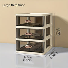 Desktop Storage Box Plastic Drawer Type Jewelry Hair Accessories Rack