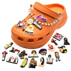 24pcs Singer Series Shoe Charms for Clogs & Slides