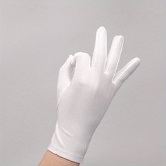 Ice Silk Spandex Driving Gloves Elastic Pair