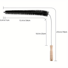 Dryer Vent Cleaner Kit Lint Remover Brush Flexible Refrigerator Coil Brush