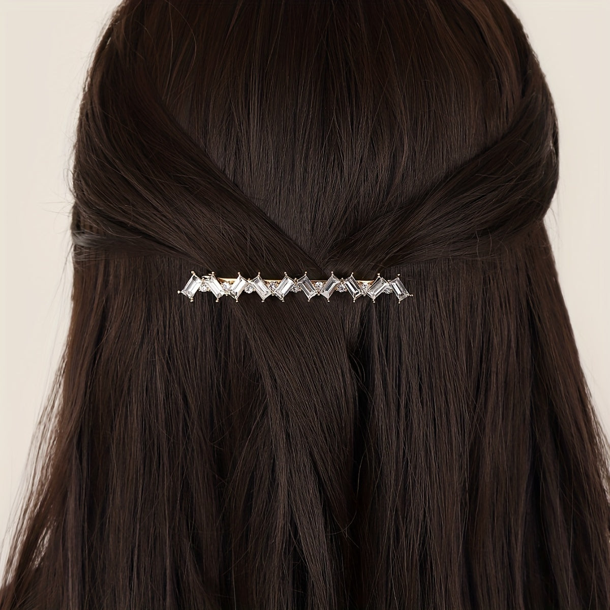 Crystal Hair Clip Retro Style Side Clip Headwear Hair Barrette For Women Girls