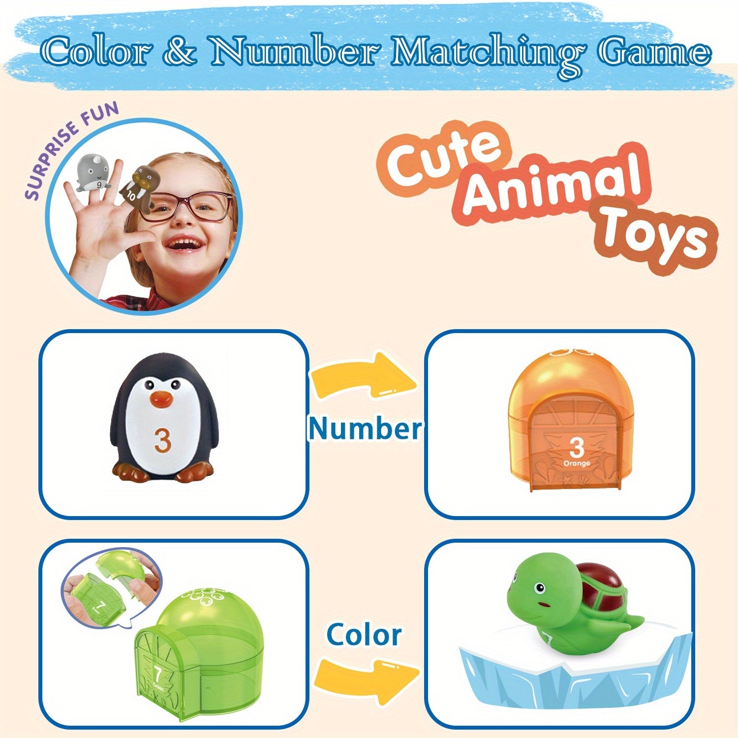Ocean Animal Finger Toys Set
