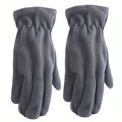 Thick Warm Polar Fleece Gloves Unisex Coldproof Gloves