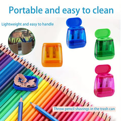 Dual Hole Manual Pencil Sharpener for Adults & Students