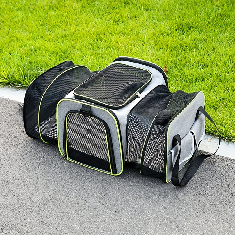 Expandable & Breathable Pet Carrier Backpack Portable & Foldable