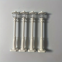 4pcs Yellow Street Light Building Block Accessory
