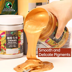 Professional Golden Acrylic Paint Metallic Colors 500ml