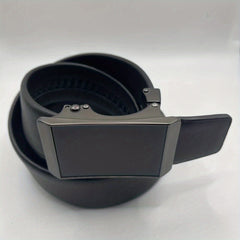 1pc Leather Automatic Belt Business Leather Belt Suit All match