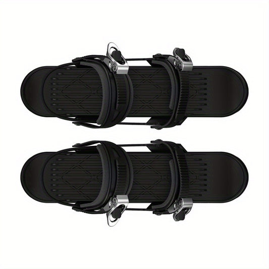 Mini Snow Shoes Mini Short Ski Skates For Snow Snowblades Adjustable Lightweight