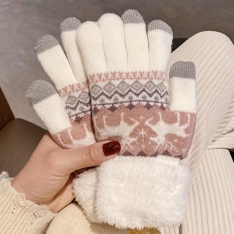 Winter Touchscreen Gloves Warm Lined Texting Glove for Women