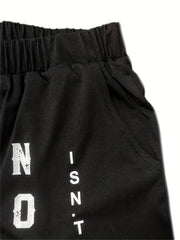  Women's Flag & Letter Print Fitness Pants