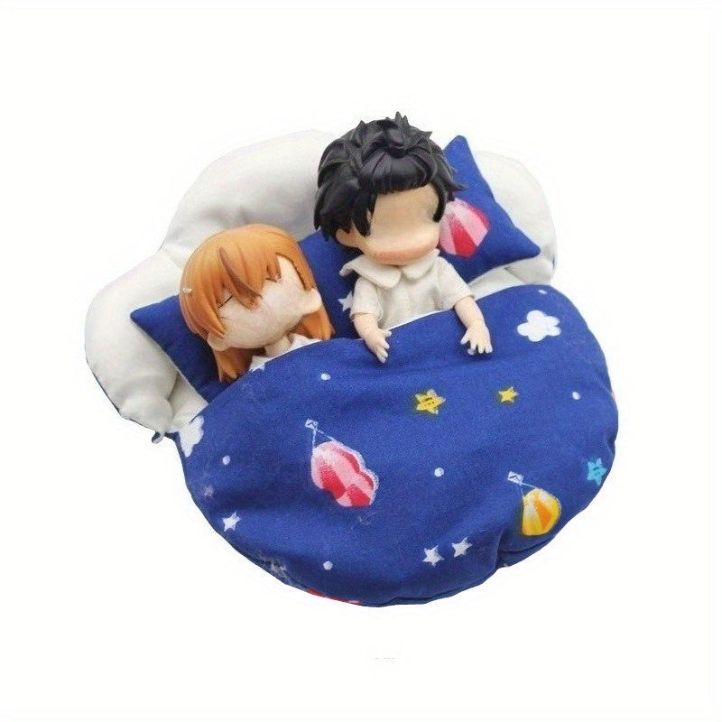 3pcs Cloth Dollhouse Bedding Pillow Set