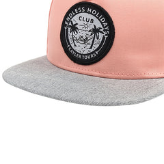 Pink CLUB Pattern Hip Hop Baseball Cap