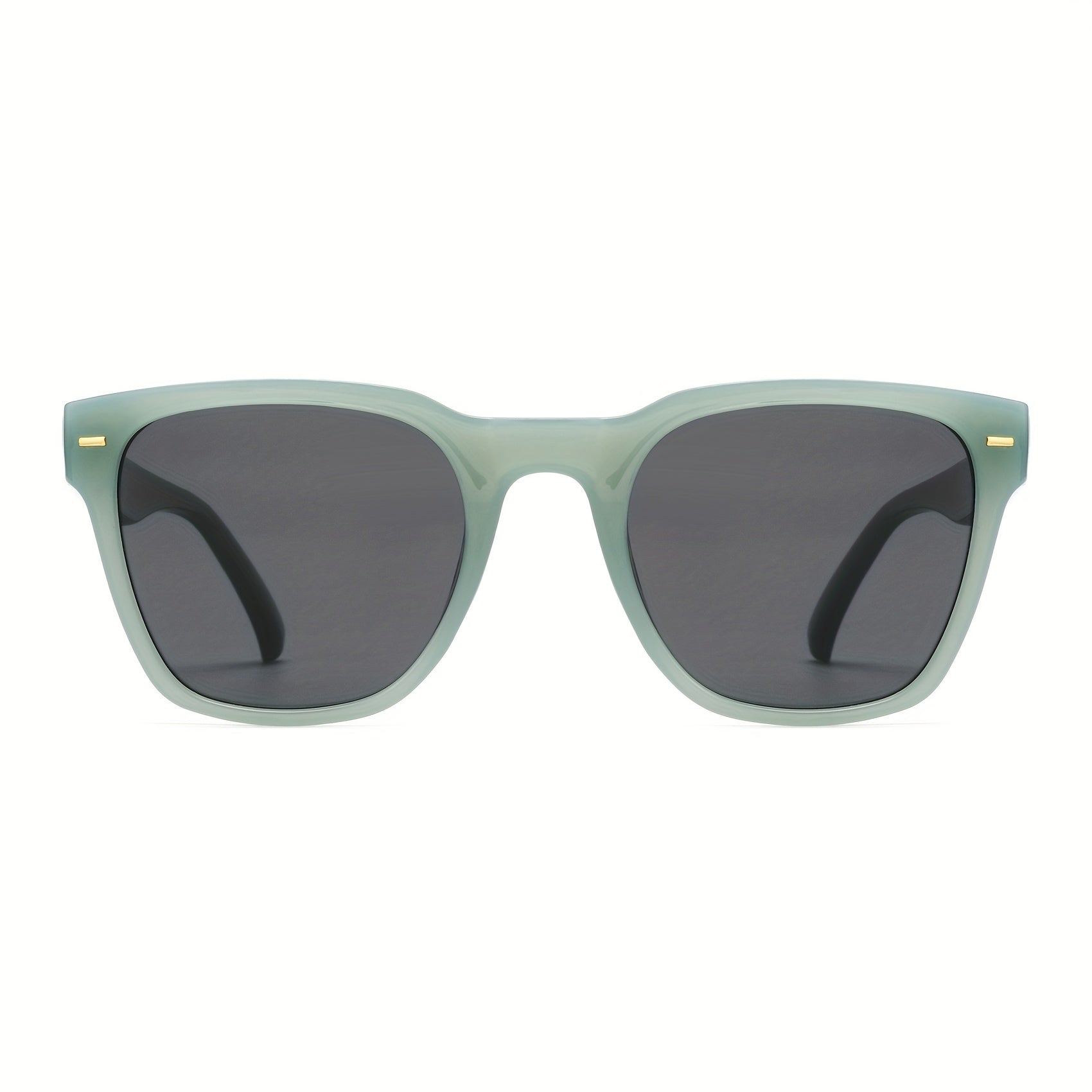OUWEN Small Square Polarized Sunglasses Retro Sun Glasses UV400