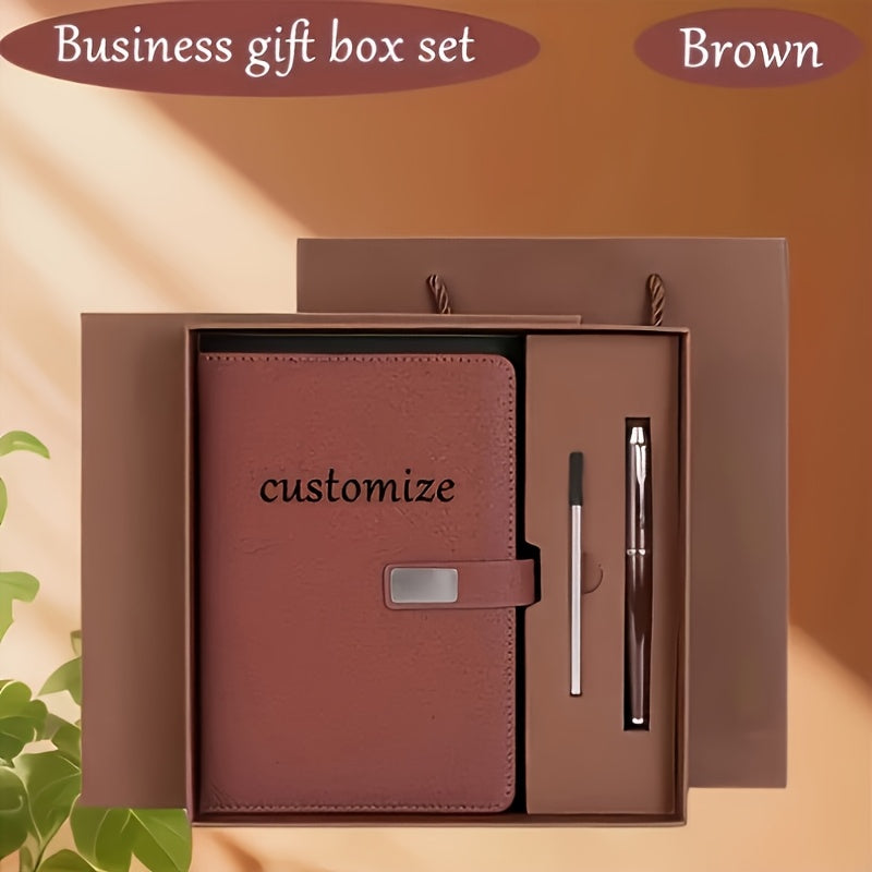 Red Business Stationery Gift Set for Men