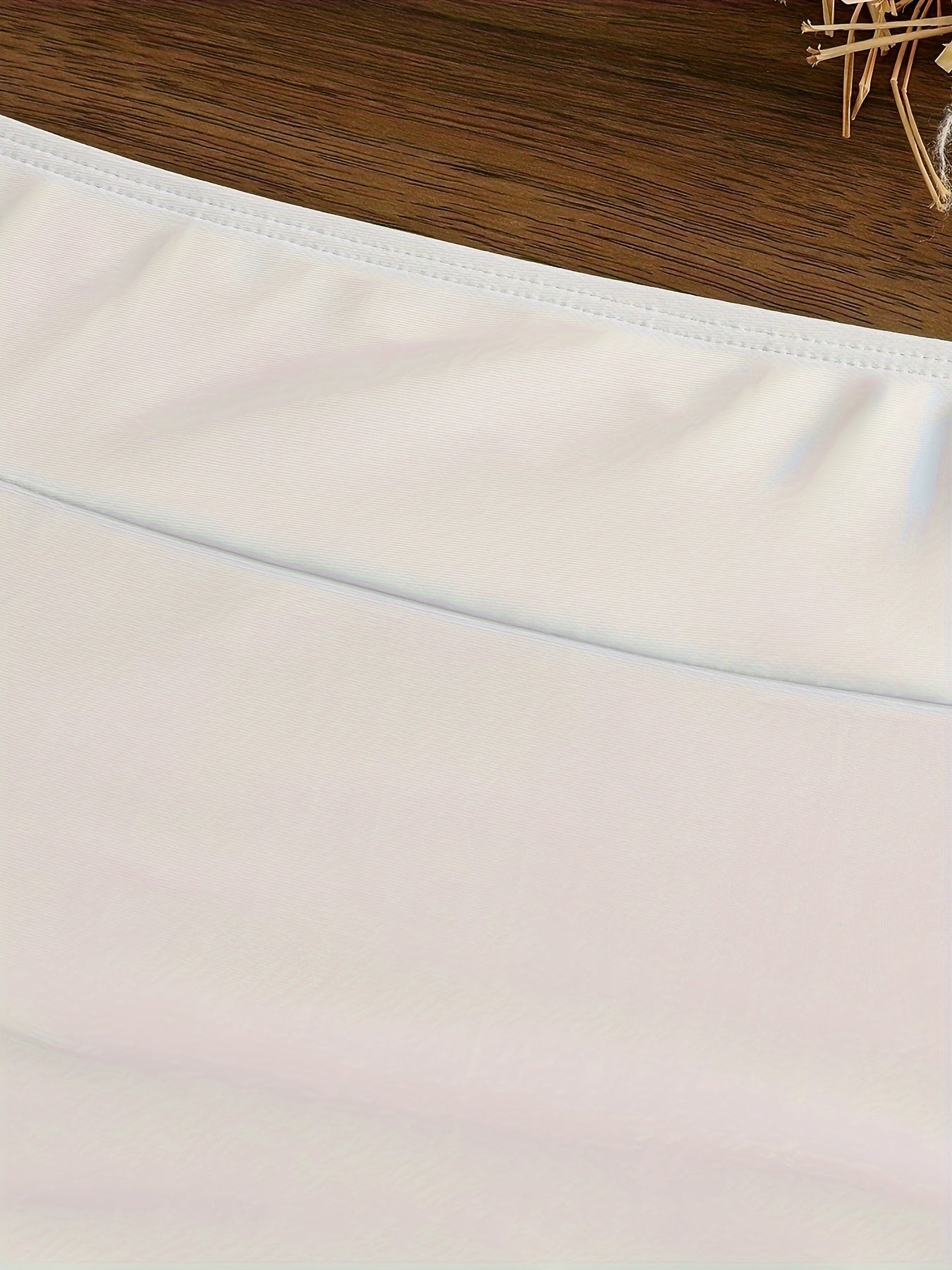  High Rise Swimwear Panty Solid Medium Stretch